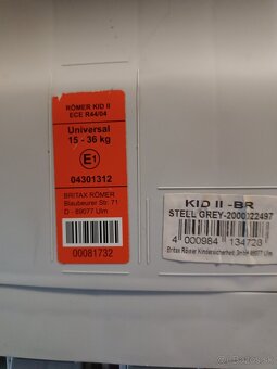 Autosedačka Britax Romer - 3
