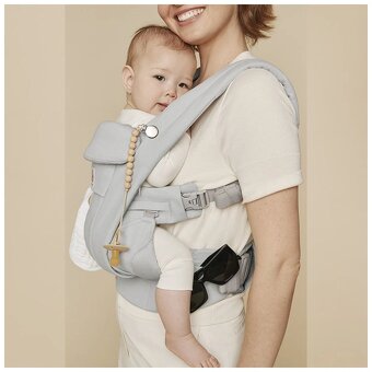 Nosič ERGOBABY - OMNI DELUXE Mesh - Pearl Grey - NOVÝ - 3