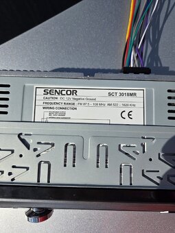 Autorádio Sencor – USB/SD/AUX - 3