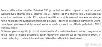 Diaľkový ovládač webasto - 3