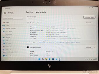 Predám kvalitný hliníkový notebook HP EliteBook 735 G5 - 3