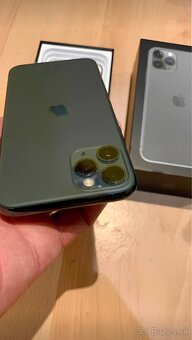 iPhone 11 Pro Midnight Green BATERIE 100% TOP - 3