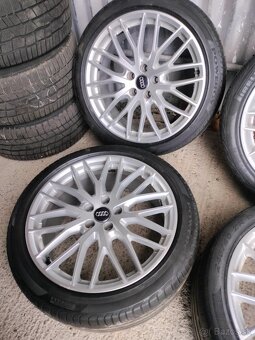 4ks alu disky orig. Audi 5x112 R19 pneu 245/40 r19 - 3