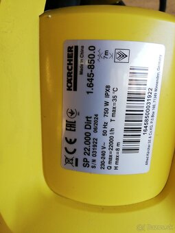 Kärcher ponorné čerpadlo 22000 - 3