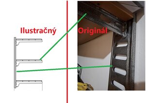Konštrukciu regálov – kovovú a silnú. - 3