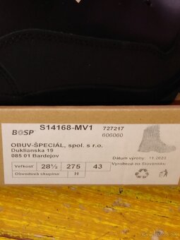 Topánky BOSP Squad Black S14168 Goretex Vibram - 3