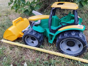 Traktor - bager, dĺžka 60cm na hranie ideálne do piesku - 3