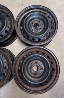 4x100, R15 plechové disky - 3