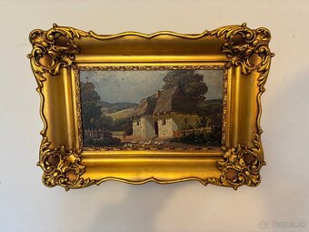 Olejomaľba na doske 2 - 3