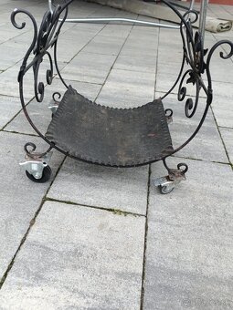 Vozík na drevo na kolieskach - 3