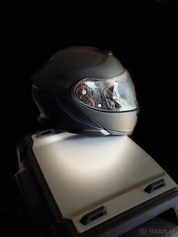SHOEI NEOTEC 3 - MATNÁ ČIERNA - MÁLO JAZDENÁ (1000 KM) - 3
