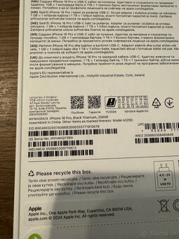 iPhone 16 Pro 256GB Black /farba čierna/ - 3