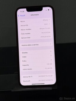 Predám Apple iPhone 13 Mini 128GB RED Známky Používania - 3