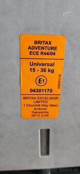 Predám autosedačku BRITAX-ROMER - 15 - 36 kg - 3