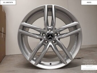 Mercedes A, B, C, GLC, GLA, GLK, alu disky R19 9J 5x112 ET49 - 3