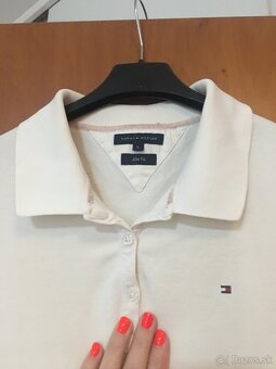 TOMMY HILFIGER originál white damsme tricko L - 3