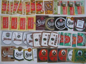 pivní pivné etikety pivovar Vyhně 246ks 1948-2020 - 3