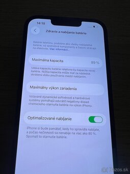 Predám iPhone 13 128GB, MIDNIGHT, TOP, VOLNY 89% batéria. - 3
