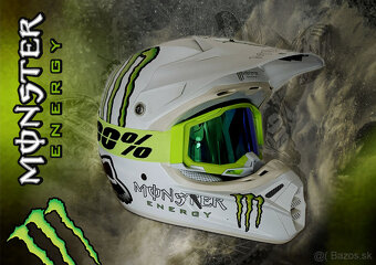Fox V3 Ricky Carmichael Monster Pro Matte 12 Helmet (vel. L) - 3