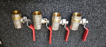 Guľový ventil voda 1/2" FF páka - 3