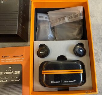 Predám Klipsch T5 II True Wireless Sport McLaren limited - 3