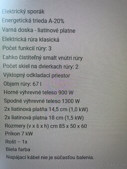 Elektricky sporak Amica 510.EE1.20PF - 3