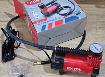 Extol Premium CC 120 minikompres, do auta 12V 6,9bar - 3