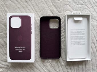 NOVÝ kryt pre Apple 15 Pro Max tkaninový - tmavo fialový - 3