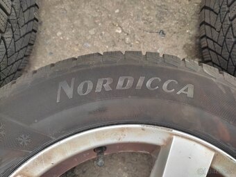 Predám zimné pneu Matador 195/65 R15 + elektróny 5x112 R15 - 3