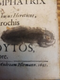 Predám knihu z roku 1695 - 3