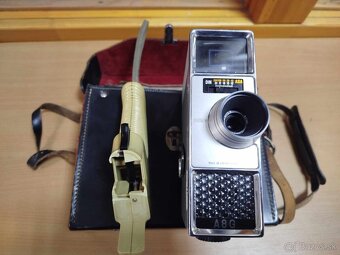PREMIETAČKA AM 8 + 8mm Kamera Meopta A8G--funkčné--predáva s - 3