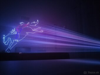 Laser animačný na diaľkové ovládanie, RGB plnofarebný - 3