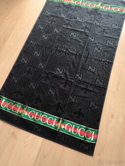 Luxusná osuška Gucci - čierna - 3