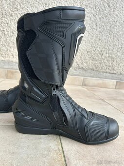 Vysoké čižmy na motocykel RSA- čierne - 3