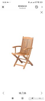 Zahradne stolicky akaciove drevo-nove-8ks - 3