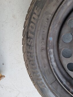 4x100r 15 Bridgestones pneu zimné - 3