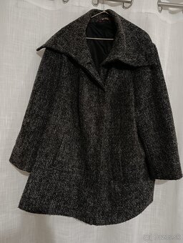 Sivý kabátik veľ 56 - 3