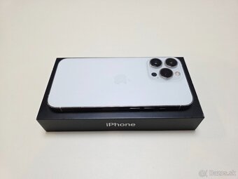 Apple iPhone 13 PRO 128GB SILVER,BATERKA 100% - 3