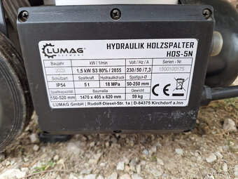 štiepacka na drevo Lumag HOS 5N - 3