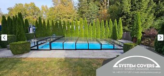 Zastrešenie bazéna, bazénu, 420 x 850 x 80cm - SYSTEM COVERS - 3