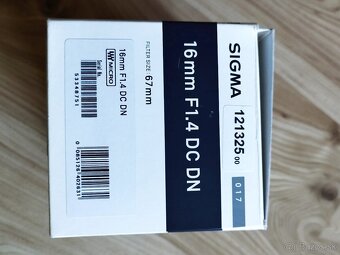 SIGMA 16mm/1,4 DC DN CONTEMPORARY - 3