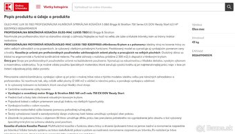 PROFESIONÁLNA HLINÍKOVÁ KOSAČKA S B&S Briggs & Stratton - 3