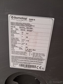 Kachle Romotop Riano N04 6 kW - 3