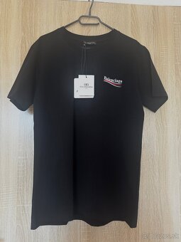 Balenciaga panske tricko cierne - 3