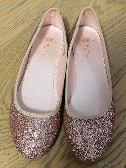 Trblietavé balerínky, veľkosť 38 - 3