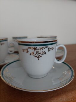 Šálky mokka 6 kusov Bohemia Czechoslovakia - 3