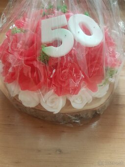 Mydlová kytica/torta - 3