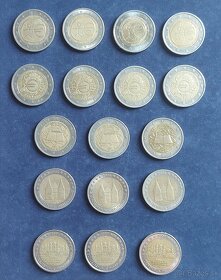Zbierka nemeckých výročných dvojeurových "2EUR" mincí - 3