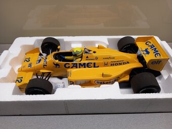 F1 LOTUS HONDA 99T MONACO 1987 AYRTON SENNA MINICHAMPS 1:18 - 3
