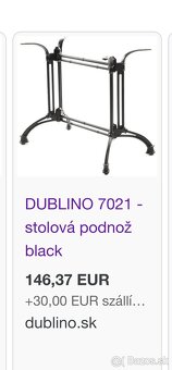 Dublino stolové podnože - 3